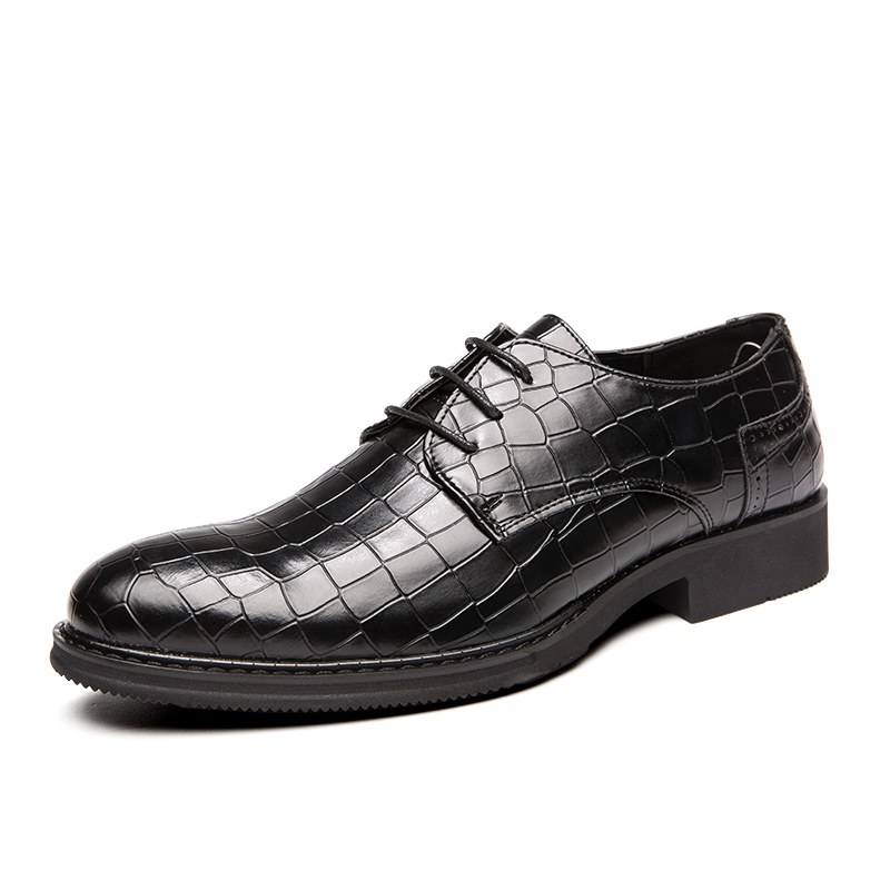 Formal Men's Crocodile Pattern Leather Shoes Pointed Toe Casual Party Office Oxford Platform Shoes Men, Black
Formal Men's Crocodile Pattern Leather Shoes Pointed Toe Casual Party Office Oxford Platform Shoes Men, Black