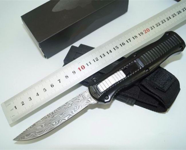 Adru Benm Ifdl damascus pattern BM3310 3300 3300BK single edge double action D2 blade folding camping hunting survive knife 1PCS
Adru Benm Ifdl damascus pattern BM3310 3300 3300BK single edge double action D2 blade folding camping hunting survive knife 1PCS