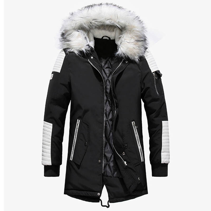 Brand New Winter Jacket Men Thicken Warm Parkas Casual Long Outwear Hooded Collar Jackets and Coats Men veste homme Wholesale, Black red t40
Brand New Winter Jacket Men Thicken Warm Parkas Casual Long Outwear Hooded Collar Jackets and Coats Men veste homme Wholesale, Black red t40