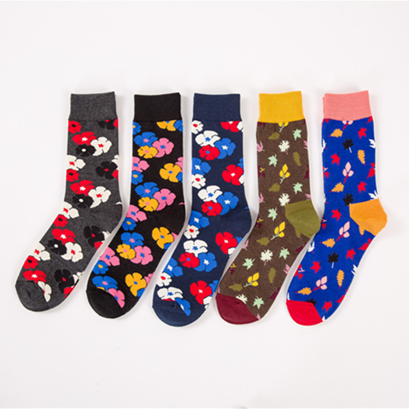 Fashion Colorful Socks Men Flower optic combed Cotton Male Sock wedding gift 2pcs=1pairs, Black
Fashion Colorful Socks Men Flower optic combed Cotton Male Sock wedding gift 2pcs=1pairs, Black