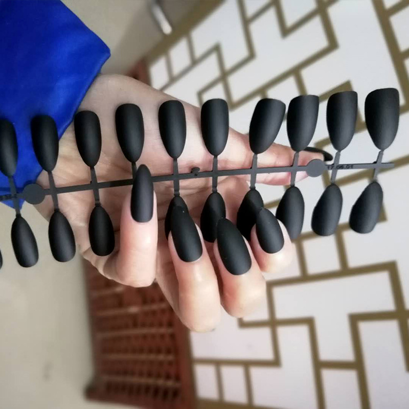 Nail Art Manicure 24pcs Matte Tips For False Nails Fake Nails Forms For Extension Manicure Art False, Black
Nail Art Manicure 24pcs Matte Tips For False Nails Fake Nails Forms For Extension Manicure Art False, Black