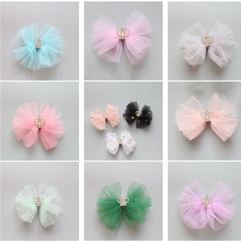10pcs/lot Princess Crystal Crown Hair Clip Glitter Gold Star Hairpins Mesh Bow Barrette Girls Kid Sweet Fashion Hair Accessories, Pink
10pcs/lot Princess Crystal Crown Hair Clip Glitter Gold Star Hairpins Mesh Bow Barrette Girls Kid Sweet Fashion Hair Accessories, Pink