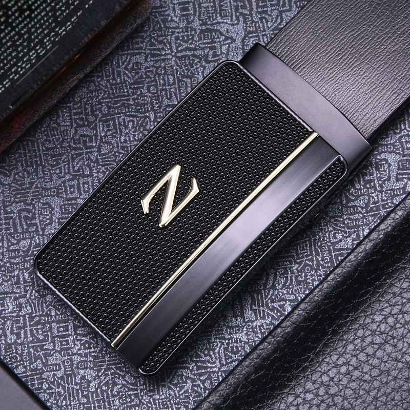 Automatic buckle belt men Z letter Toothless buckle Waist Straps fashion Formal wear Casual Waistband, Black
Automatic buckle belt men Z letter Toothless buckle Waist Straps fashion Formal wear Casual Waistband, Black