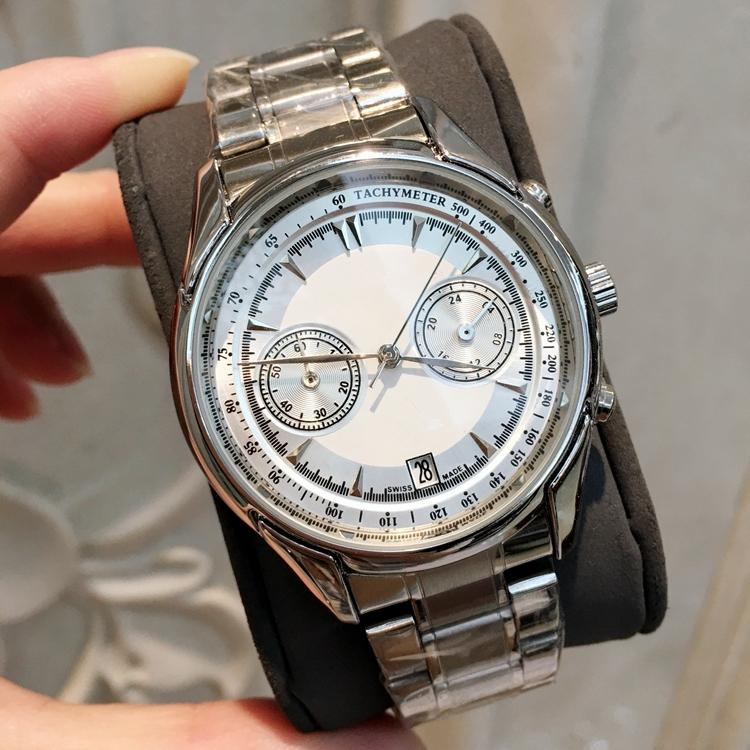 All Subdials Work 2018 Top Fashion Man Military watch Japan Movement Dress Luxury Design Silver Quartz Watch business Clock male Wristwatc, Slivery;brown
All Subdials Work 2018 Top Fashion Man Military watch Japan Movement Dress Luxury Design Silver Quartz Watch business Clock male Wristwatc, Slivery;brown
