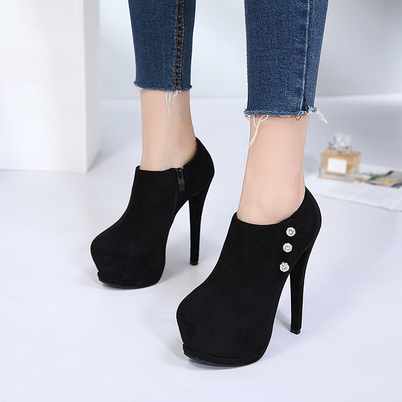 Hot Sale-Round Toe Crystal Clogs Platform Women's Shoes Bootee Woman 2019 Boots Female Winter Booties Ladies Zipper Rhinestone
Hot Sale-Round Toe Crystal Clogs Platform Women's Shoes Bootee Woman 2019 Boots Female Winter Booties Ladies Zipper Rhinestone