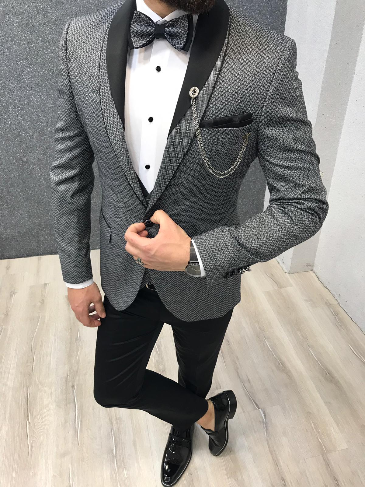 new mens wedding suits three pieces top quality tuxedos slim fit shawl lapel one button groom suits mens formal wear