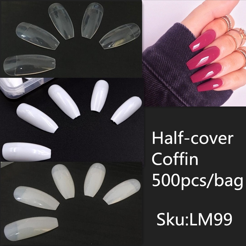 500pcs Ballerina Nail Art Tips Transparent/Natural False Coffin s Flat Shape Full Cover Manicure Fake, Lm17white french
500pcs Ballerina Nail Art Tips Transparent/Natural False Coffin s Flat Shape Full Cover Manicure Fake, Lm17white french