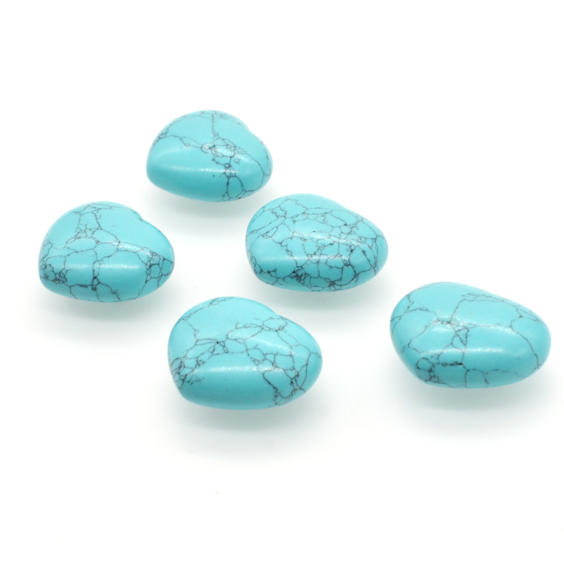 Natural stone heart non-porous home decoration toys for multiple purposes