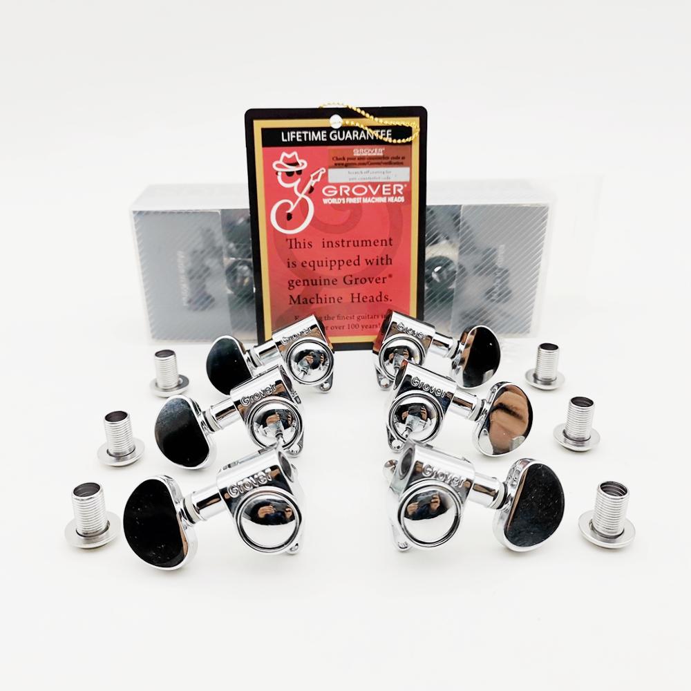 New Chrome Inline Grover Guitar String Tuning Pegs Tuners Machine Head Professional Durable Chrome Head For LP Guitar 3R+3L
New Chrome Inline Grover Guitar String Tuning Pegs Tuners Machine Head Professional Durable Chrome Head For LP Guitar 3R+3L