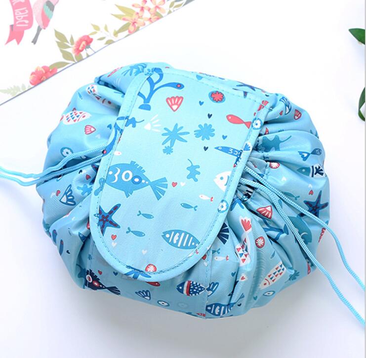 multi organizers drawstring cosmetic bag travel makeup drawstring storage bag beam magic pouch toiletry kit box wash bag 10pcs lot