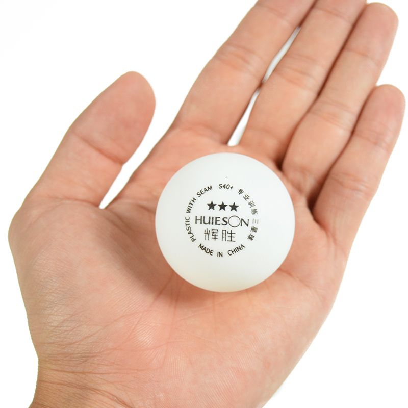 Huieson 100pcs/lot Environmental Ping Pong Balls ABS Plastic Table Tennis Balls Professional Training Balls 3 Star S40+ 2.8g T190927