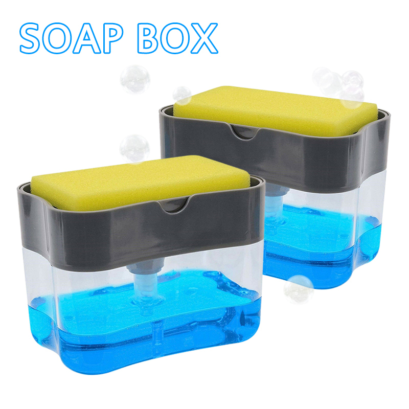 2-in-1 Pump Soap Dispenser And Sponge Cart For Dish Soap And Hand Press Sponge Liquid Dispenser Kitchen Tool Container
2-in-1 Pump Soap Dispenser And Sponge Cart For Dish Soap And Hand Press Sponge Liquid Dispenser Kitchen Tool Container