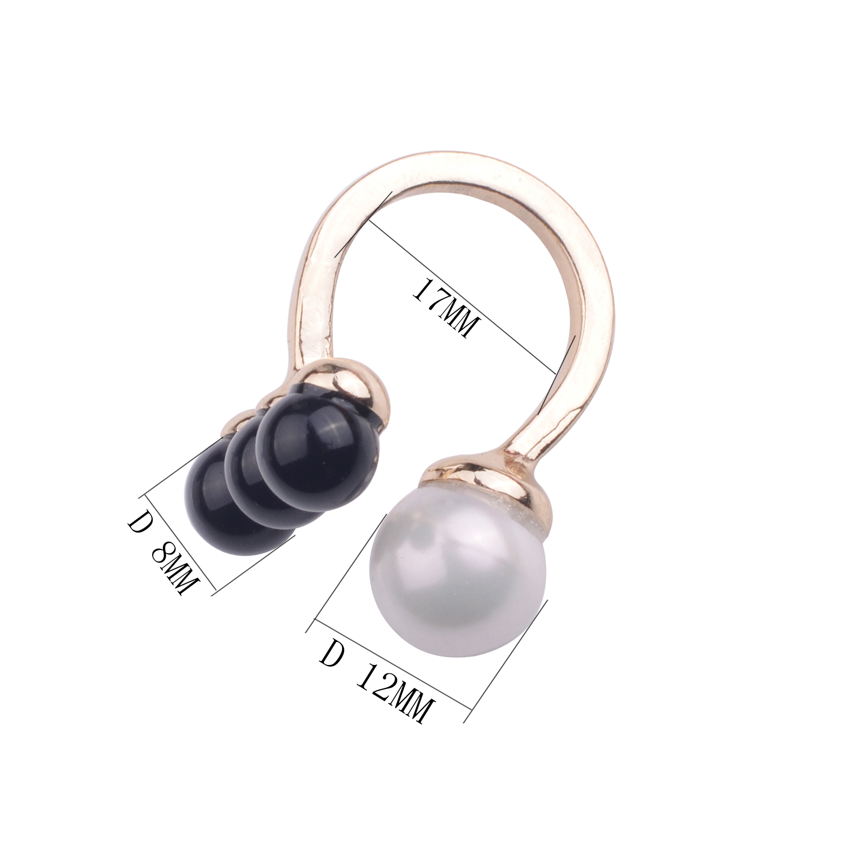 Personality alloy U-shaped ring men and women fashion personality 2019 new products