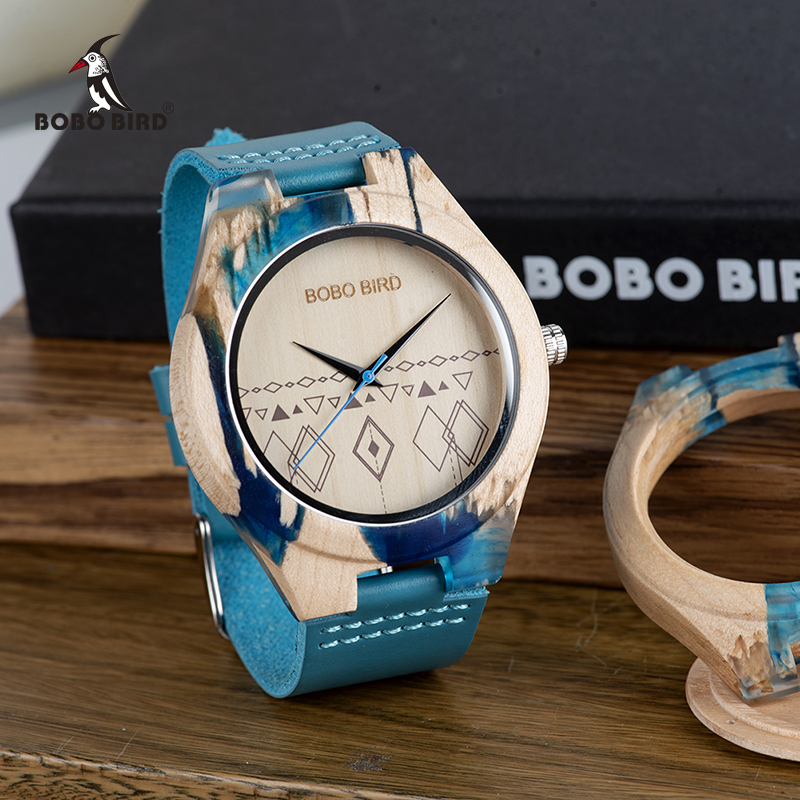 BOBO BIRD Men Watch Special Design Resin and Wooden Conbined Case Wooden Quartz Watches relogio masculino Accept Logo LY191213, Black
BOBO BIRD Men Watch Special Design Resin and Wooden Conbined Case Wooden Quartz Watches relogio masculino Accept Logo LY191213, Black