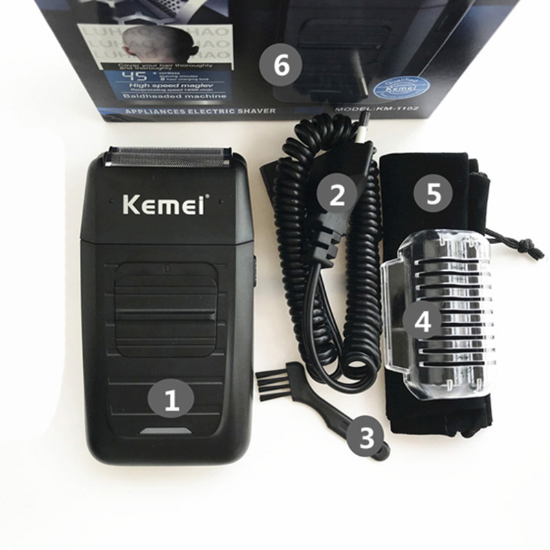 Kemei Electric Razor Shaver Face Care MultifunctionElectric Razor shaver men Barber Trimmer Rechargeable 5
