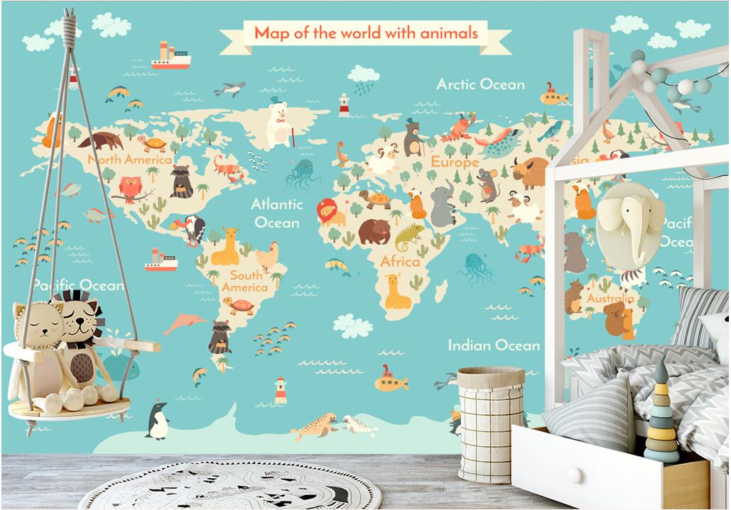 WDBH custom photo 3d wallpaper Cartoon children's animal world tour background room home decor 3d wall murals wallpaper for walls 3 d, Non-woven
WDBH custom photo 3d wallpaper Cartoon children's animal world tour background room home decor 3d wall murals wallpaper for walls 3 d, Non-woven