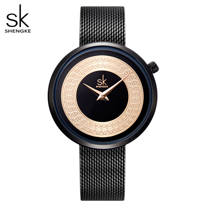 Shengke Dress Female Watch Women Metal Mesh Fashion Clock Vintage Design Ladies Watch Luxury Brand Classical Bayan Kol Saati, No send watch for shipping
Shengke Dress Female Watch Women Metal Mesh Fashion Clock Vintage Design Ladies Watch Luxury Brand Classical Bayan Kol Saati, No send watch for shipping