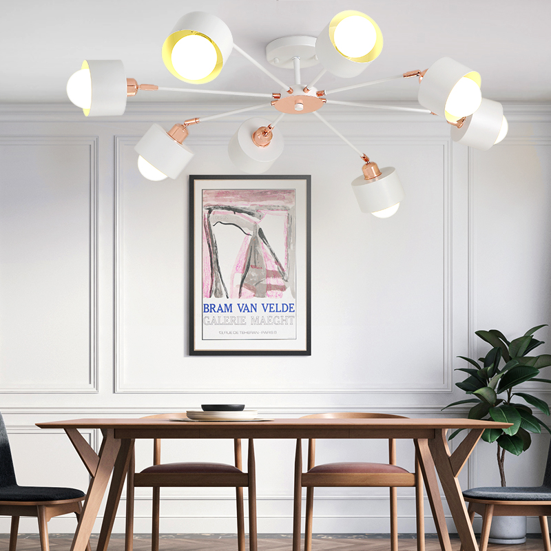 Modern ceiling lights Pendant Lamps for living room bedroom Kitchen Iron Lampshade plafonnier led indoor home lighting luminarias para teto