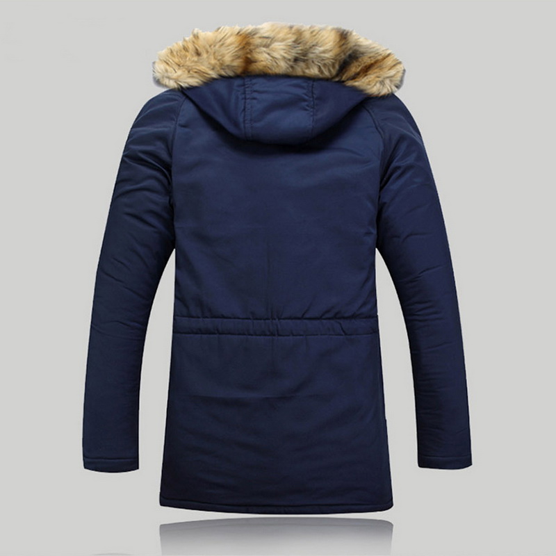 Fashion Winter Jacket Coat Thick Warm Cotton Parkas Jakcets Men Thermal Thicken Casual Overcoat Army Windbreaker B4