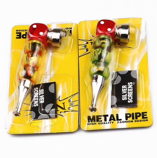 New 100MM Dice Metal Pipe Individual Creativity Delicate Portable with a Pack of Pipe Filter
New 100MM Dice Metal Pipe Individual Creativity Delicate Portable with a Pack of Pipe Filter