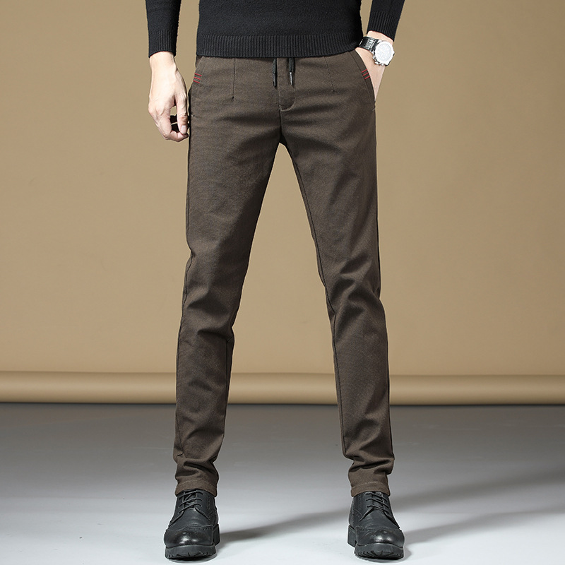 2020 Spring and Summer New Men's Slim Plaid Casual Pants High Quality Stretch Business Length Pants Male Brand, Black
2020 Spring and Summer New Men's Slim Plaid Casual Pants High Quality Stretch Business Length Pants Male Brand, Black