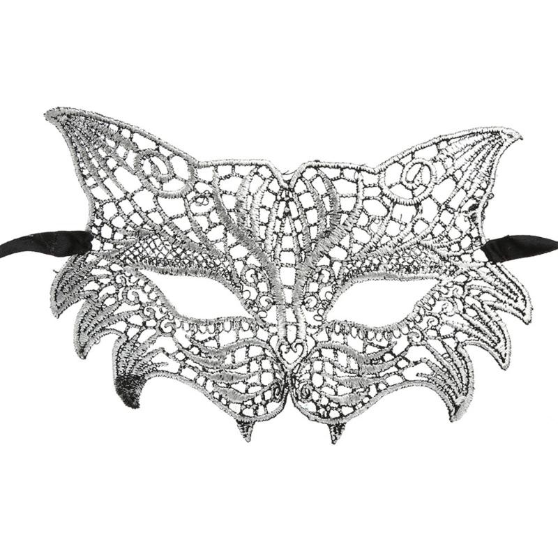 Girl female sexy ball lace mask cat female masquerade party eye mask cat Halloween costume ball costume