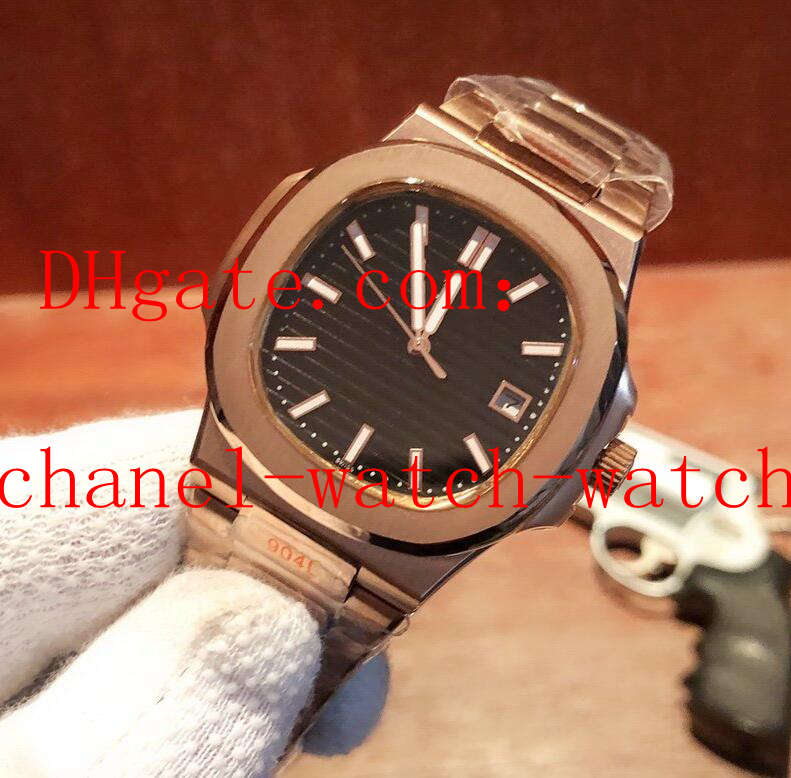 2 Style Luxury Mens Date Watche Nautilus 18k Rose gold Black Dial 5711/1A-010 Asia Mechanical Automatic Mens Watches Transparent Back
2 Style Luxury Mens Date Watche Nautilus 18k Rose gold Black Dial 5711/1A-010 Asia Mechanical Automatic Mens Watches Transparent Back
