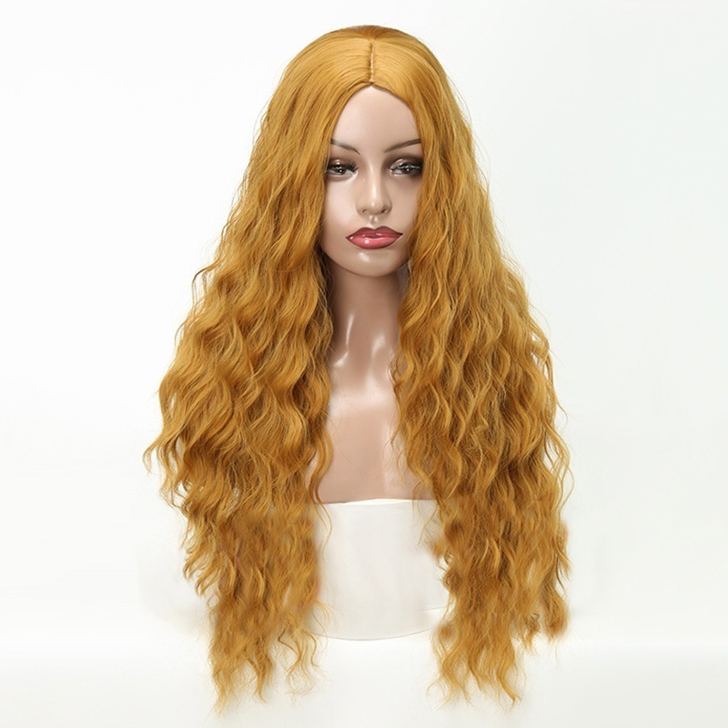 LING HANG Long Wave Wig Middle Natural High Temperature Synthetic Role-Playing Wig Suitable for Black / White Women, 1b-c
LING HANG Long Wave Wig Middle Natural High Temperature Synthetic Role-Playing Wig Suitable for Black / White Women, 1b-c