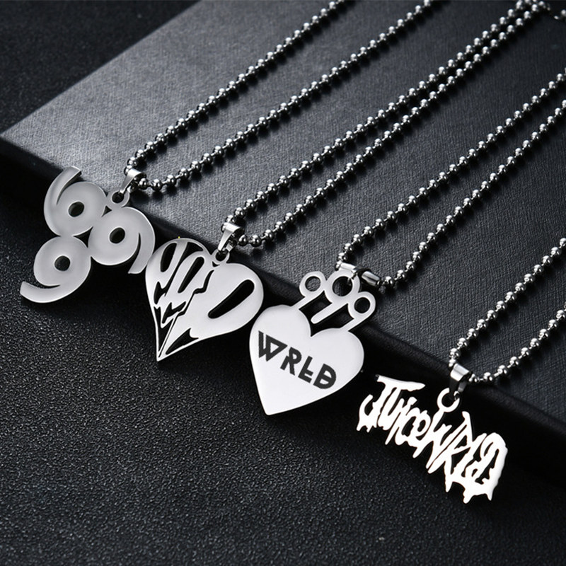 2020 Juice WRLD Pendant Necklace Round Strand Chain Stainless Steel Necklace Fans Gifts Collares Mujer gargantilha Collier femme
2020 Juice WRLD Pendant Necklace Round Strand Chain Stainless Steel Necklace Fans Gifts Collares Mujer gargantilha Collier femme