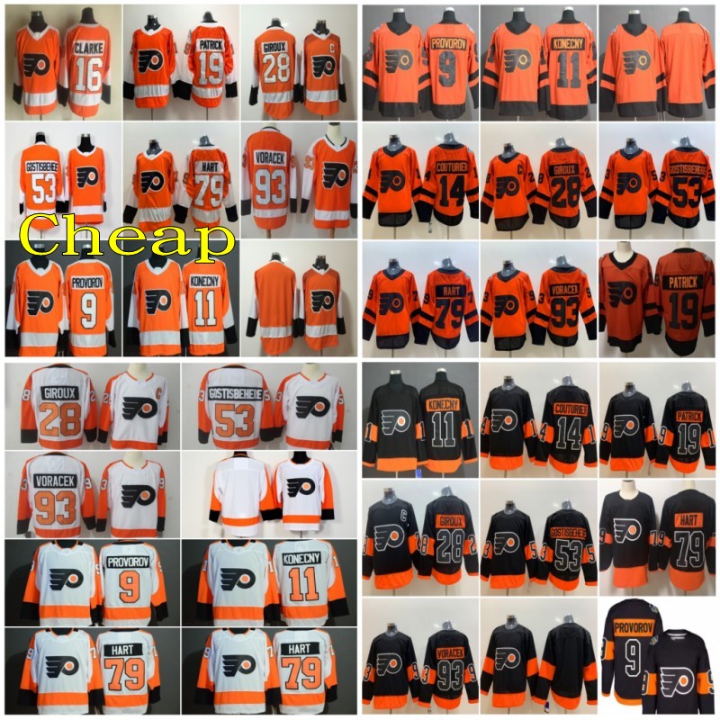Stitched 2020 Philadelphia Flyers 28 Claude Giroux 17 Wayne Simmonds 53 Gostisbehere 93 Voracek 11 Konecny 9 Provorov Ice hockey Jersey, Black;red
Stitched 2020 Philadelphia Flyers 28 Claude Giroux 17 Wayne Simmonds 53 Gostisbehere 93 Voracek 11 Konecny 9 Provorov Ice hockey Jersey, Black;red