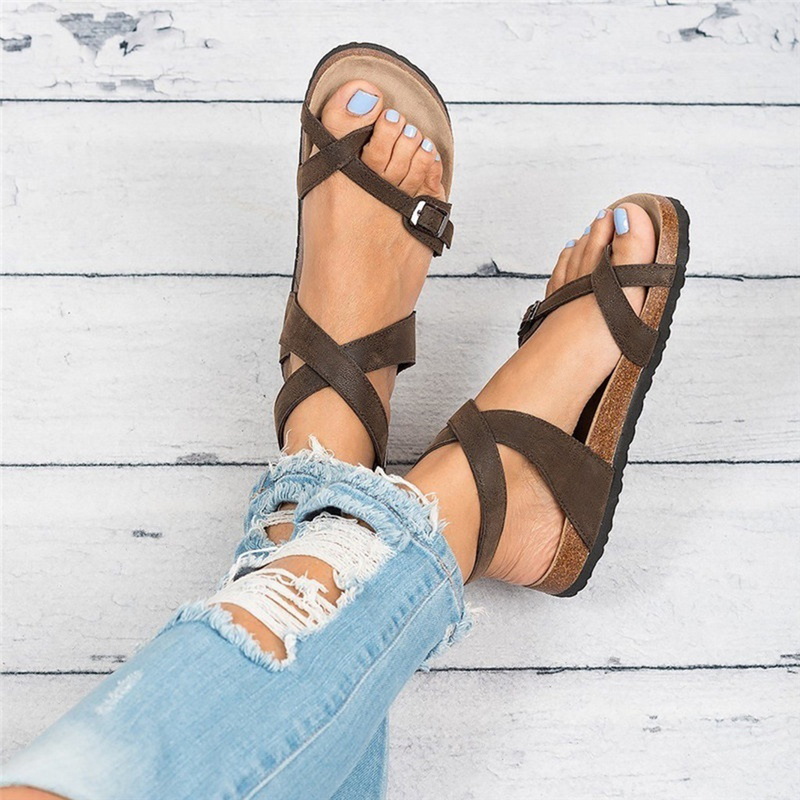 Adisputent 2020 Women Sandals Flat Beach Shoes Flip Flop Ladies Sandals Summer Shoes Woman Chaussures Sandalias Sandale Femme, Brown
Adisputent 2020 Women Sandals Flat Beach Shoes Flip Flop Ladies Sandals Summer Shoes Woman Chaussures Sandalias Sandale Femme, Brown