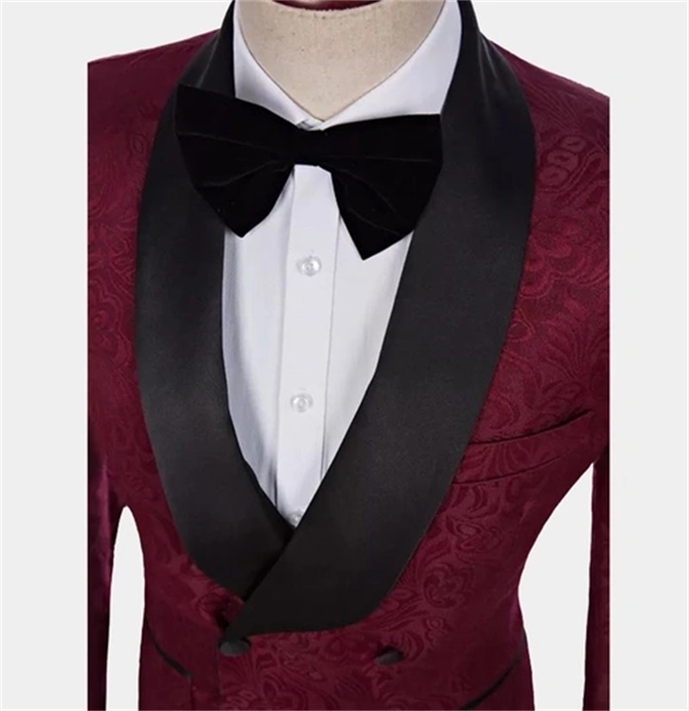 bury mens suits slim fit two pieces beach groomsmen wedding tuxedos for men black shawl lapel formal prom suit jacketpants