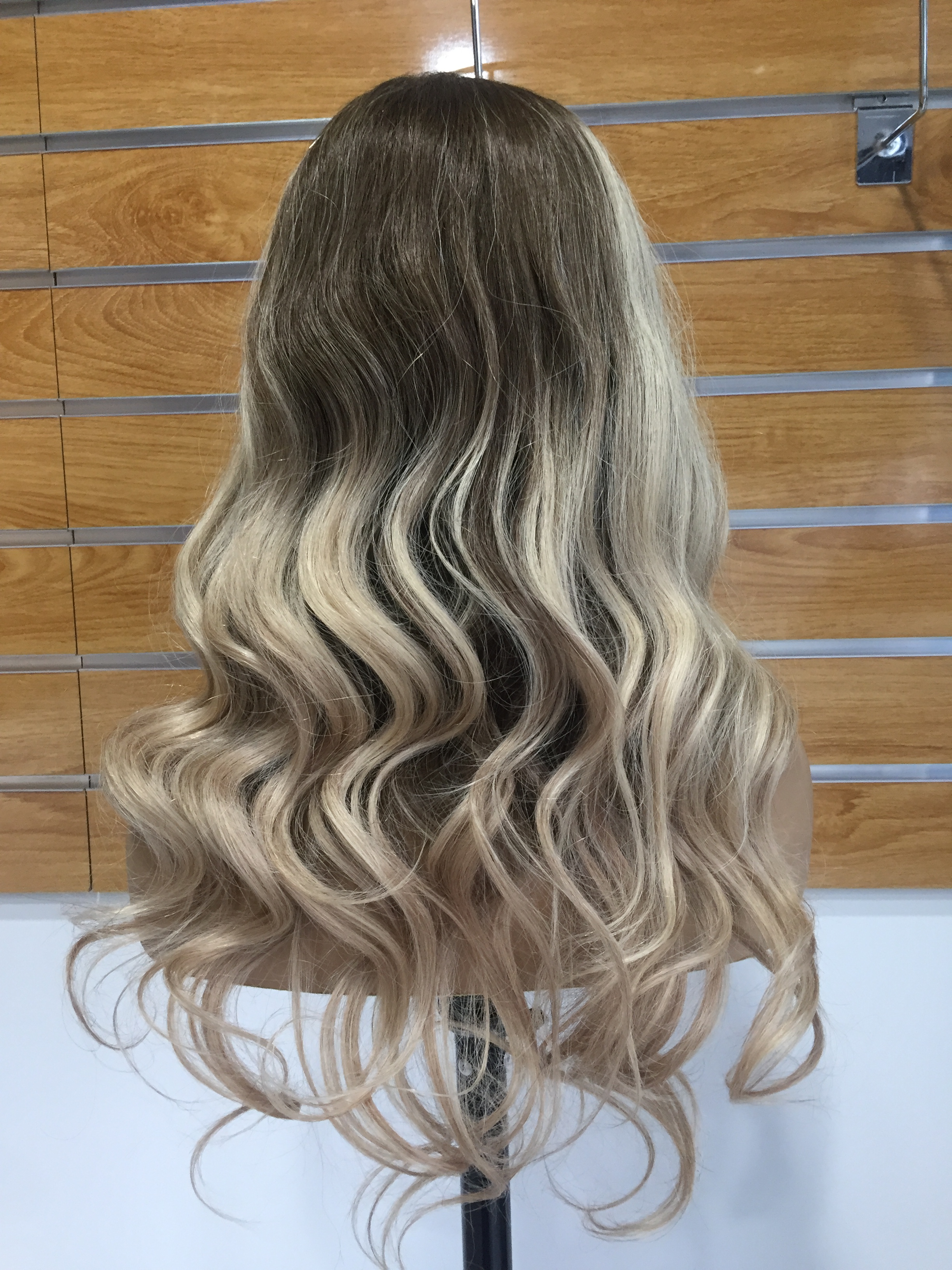 Balayage Hair Wigs Lace Front Human Hair Custom Wigs Silk Top Natural Hairline Natural Wavy 130% 150% 180% Density