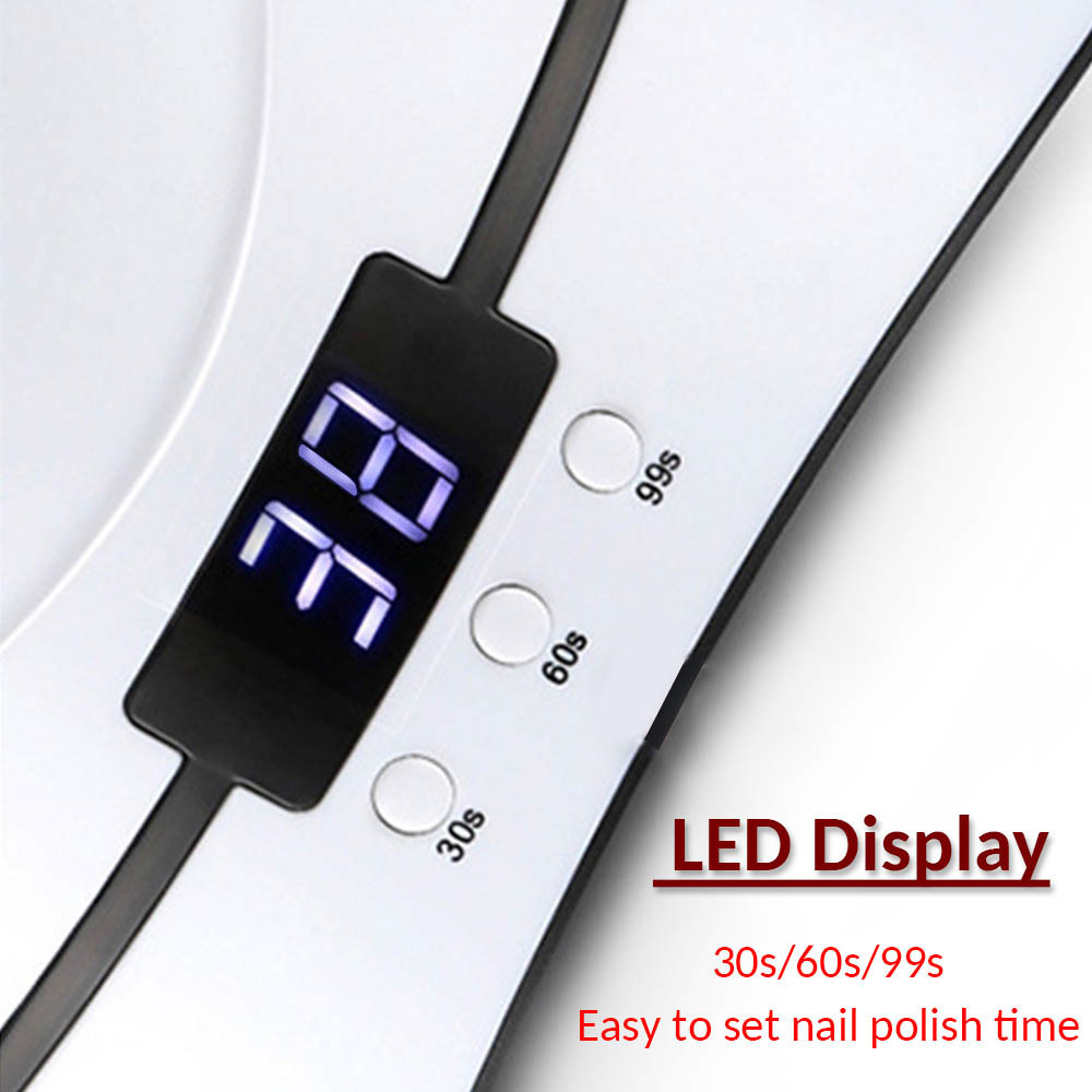 36W UV Lamp LED Nail Lamp Nail Dryer For All Gels Polish Sun Light Lamp Dryer Infrared Sensing Timer Smart LCD Display Manicure C19011401