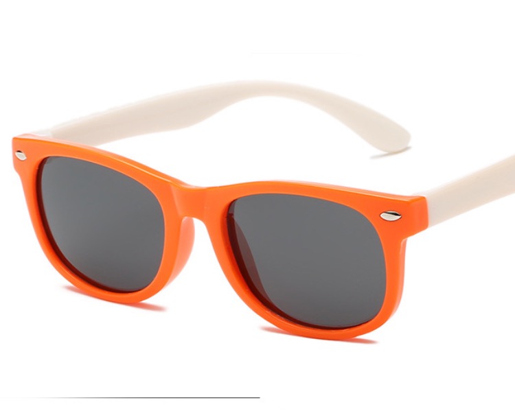 Safer Silicone Baby Eyewear Fashion UV400 Polarized Kids Sunglasses Color Match Sun Glasses 18 Colors Wholesale Z260305