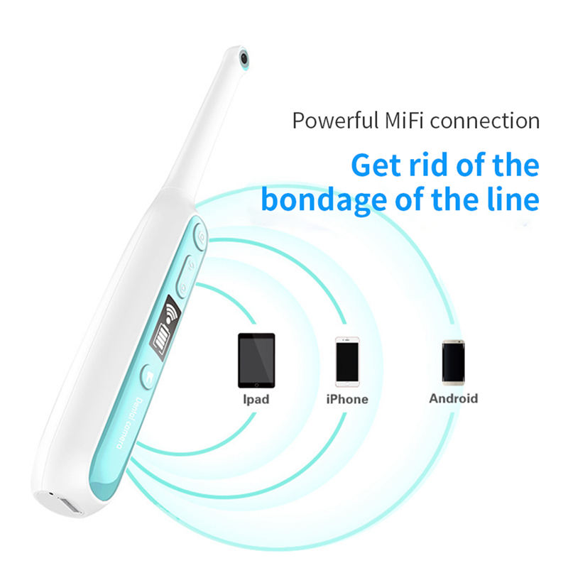 Wifi Wireless Dental Intraoral Camera HD Led Light Teeth Inspection Endoscope Dentist Oral Video Dental Tools For Iphone Android
