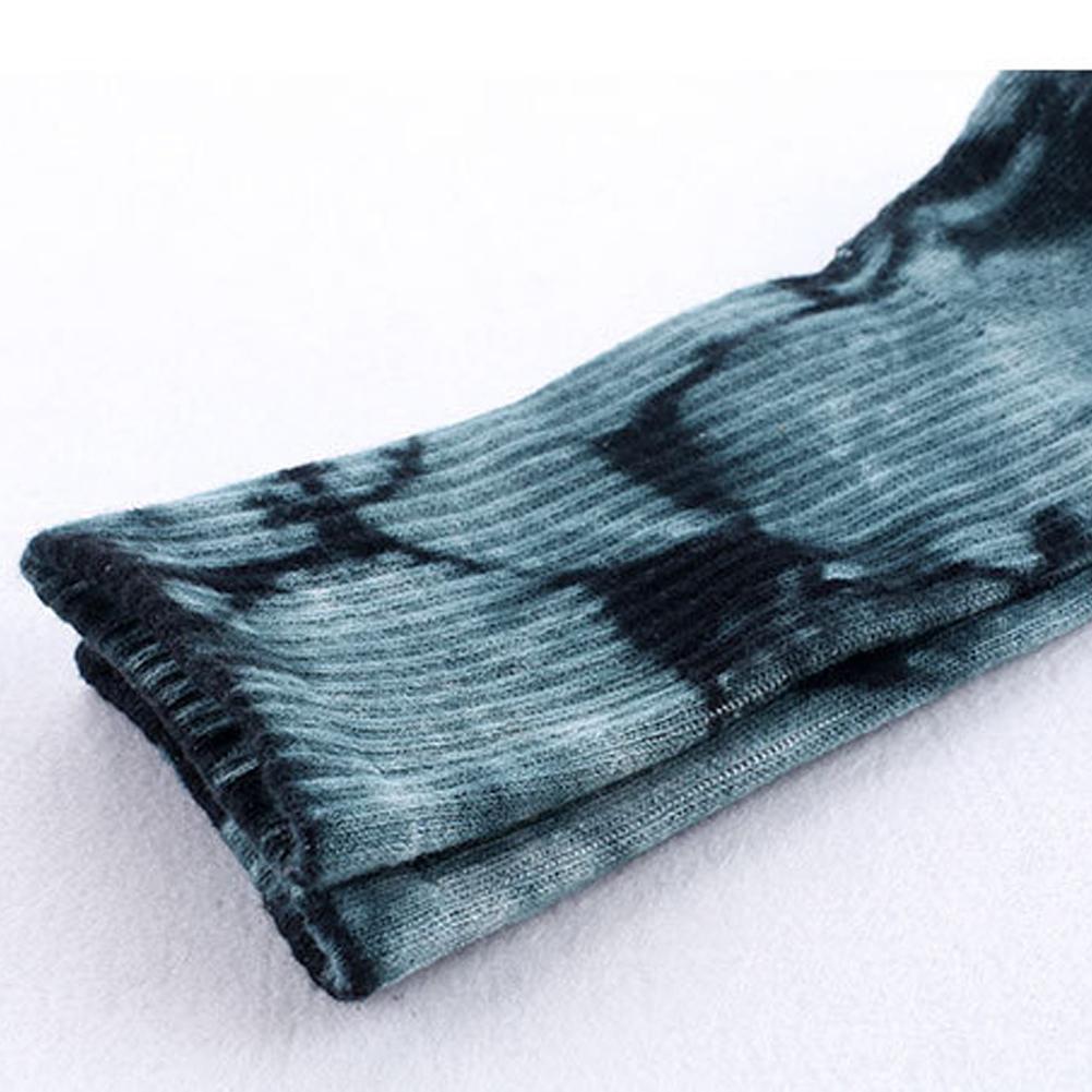 designer men unisex novelty colorful tiedyeing skateboard cotton harajuku hiphop socks sox ethnic couple long sock meias