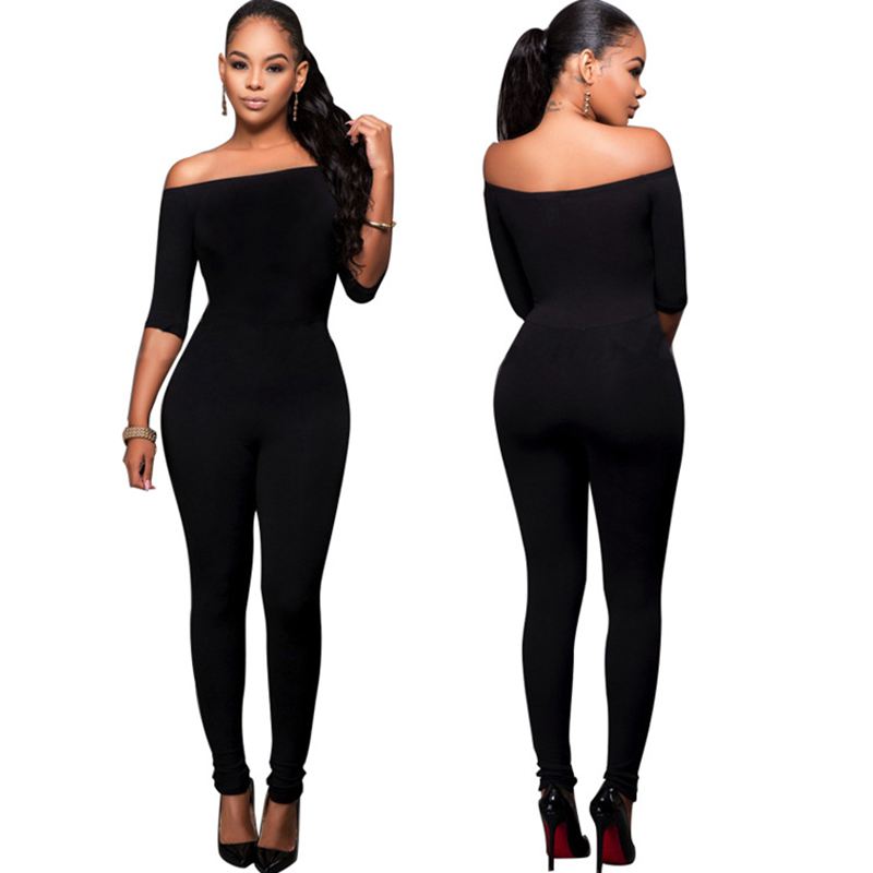 Womens Off Shoulder Tight Bodysuit Sexy Overalls Night Club Rompers Jumpsuit Playsuit Bodycon Jumpsuit Woman Half Sleeve YF232, Green
Womens Off Shoulder Tight Bodysuit Sexy Overalls Night Club Rompers Jumpsuit Playsuit Bodycon Jumpsuit Woman Half Sleeve YF232, Green