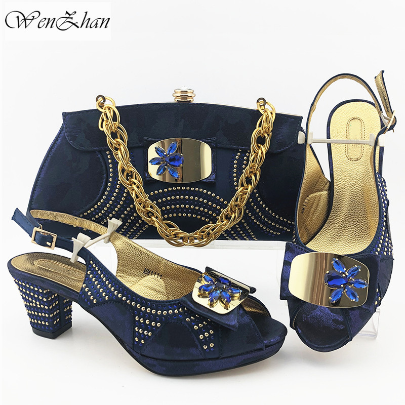 Summer Classics Lady Shoes Matching Bag in Deep Blue Color Italian Women Sweet Shoes Match Bags High Quality38-43 WENZHAN b02-20, Gold
Summer Classics Lady Shoes Matching Bag in Deep Blue Color Italian Women Sweet Shoes Match Bags High Quality38-43 WENZHAN b02-20, Gold