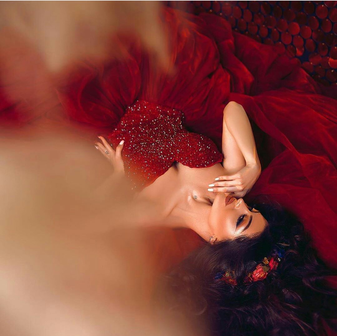 gorgeous red wedding dresses sweetheart beaded tulle vestido de novia garden bridal wedding gowns custom made