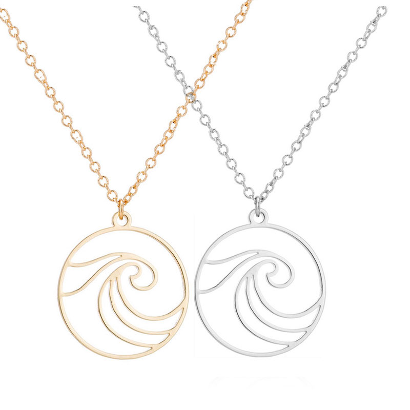 Wholesale 10pc/lot Big Wave Stainless Steel Pendant Necklace Simple Round Sporty Necklaces Women Girls Men Nautical Memorial Jewelry SN272
Wholesale 10pc/lot Big Wave Stainless Steel Pendant Necklace Simple Round Sporty Necklaces Women Girls Men Nautical Memorial Jewelry SN272