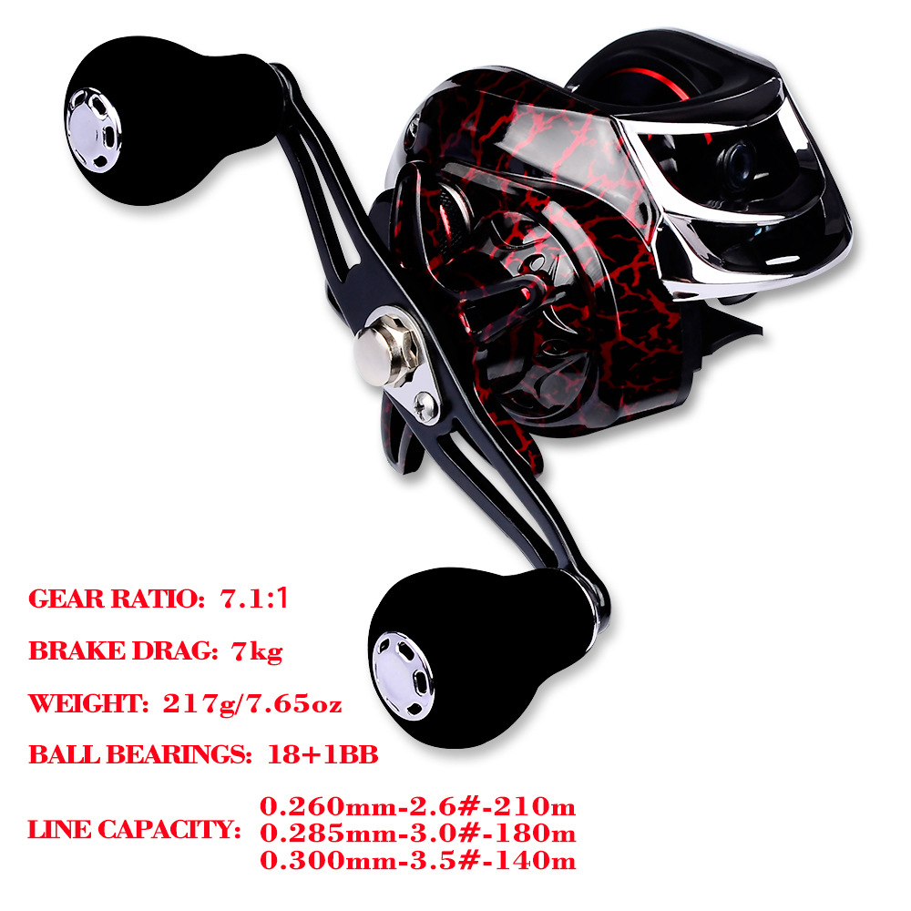 High Quality Metal 181 axis vertical Fishing Reel 7 1 1 Gear Ratio High Speed Spinning Reel Carp Fishing Reels For Saltwater375