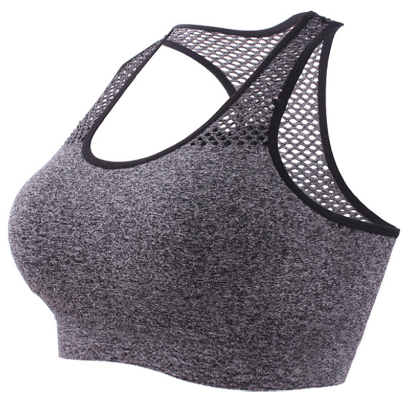 One-piece Non-steel Mesh Sports Underwear Breathable Sports Bra for Women Solid Seamless Fitness Sport Top Bras, Green
One-piece Non-steel Mesh Sports Underwear Breathable Sports Bra for Women Solid Seamless Fitness Sport Top Bras, Green
