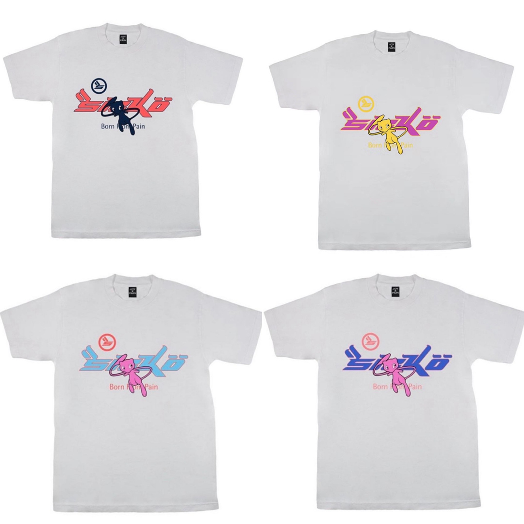 4 Styles Mens T Shirts High Street FLA Joy x Pian Sicko Women's T-shirt Ian Connor Retro Short Sleeve Loose Casual Clothes