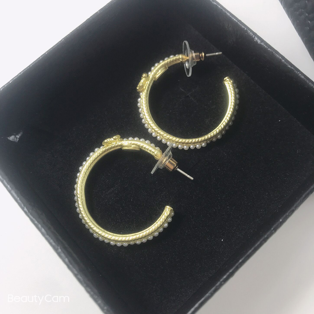 3X3CM luxurious C earrings fashion letters ear nail back with stamp for Ladies collect luxury design pearl ear ring Jewelry vip gift SamCC, White
3X3CM luxurious C earrings fashion letters ear nail back with stamp for Ladies collect luxury design pearl ear ring Jewelry vip gift SamCC, White