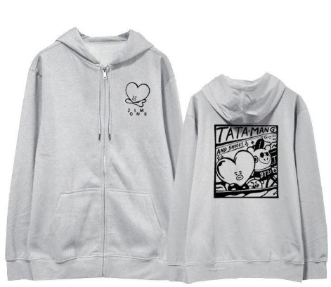 Fans Club Fashion Blouse Long Sleeve Hoody Cool Sweatshirt Harajuku Man Gray Hoodie with Hat
Fans Club Fashion Blouse Long Sleeve Hoody Cool Sweatshirt Harajuku Man Gray Hoodie with Hat