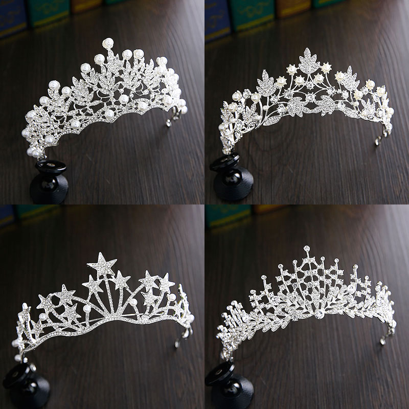 2019 New Diverse Silver Crystal Bride tiara Crown Fashion Pearl Queen Wedding Crown Headpiece Wedding Hair Jewelry Accessories
2019 New Diverse Silver Crystal Bride tiara Crown Fashion Pearl Queen Wedding Crown Headpiece Wedding Hair Jewelry Accessories