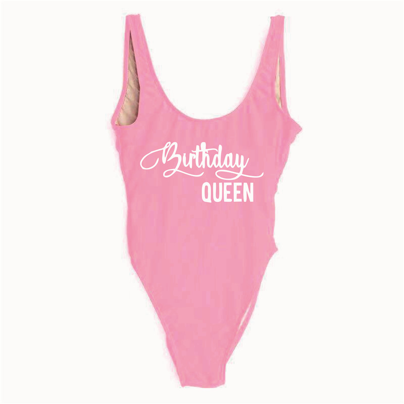 Birthday Queen Swim Suit Women Swimwear One Piece Swimsuit High Waist Plus Size Sexy Swimwear Bathing Suit Fashion Drop Ship, Black t white words
Birthday Queen Swim Suit Women Swimwear One Piece Swimsuit High Waist Plus Size Sexy Swimwear Bathing Suit Fashion Drop Ship, Black t white words