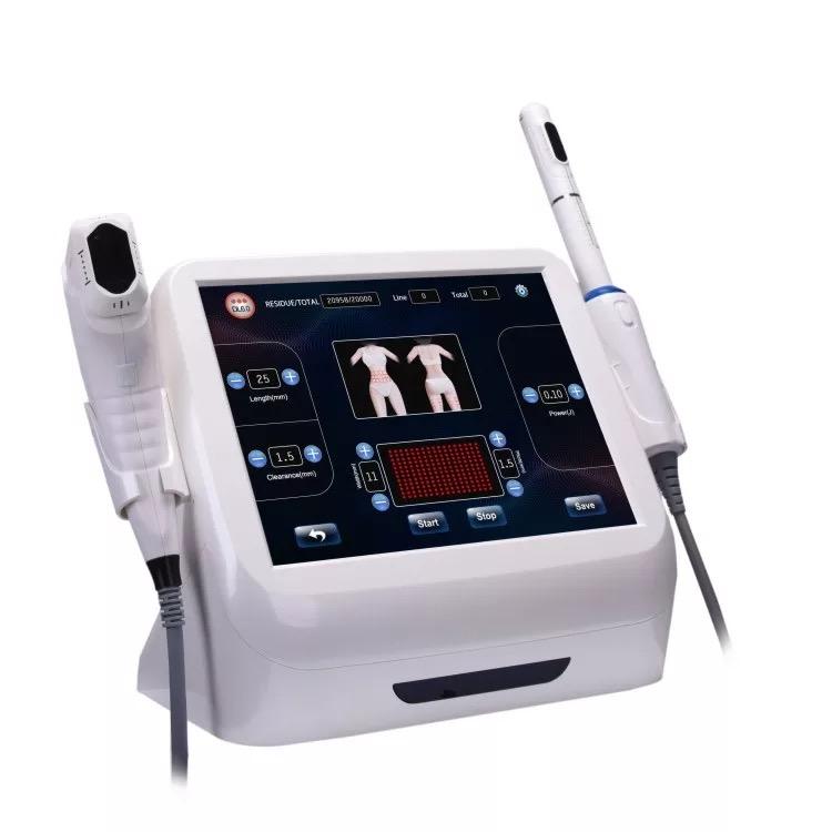 Hot Selling 2in1Hifu Vaginal Tightening Face lifting wrinkle removal with 5 heads Beauty machine