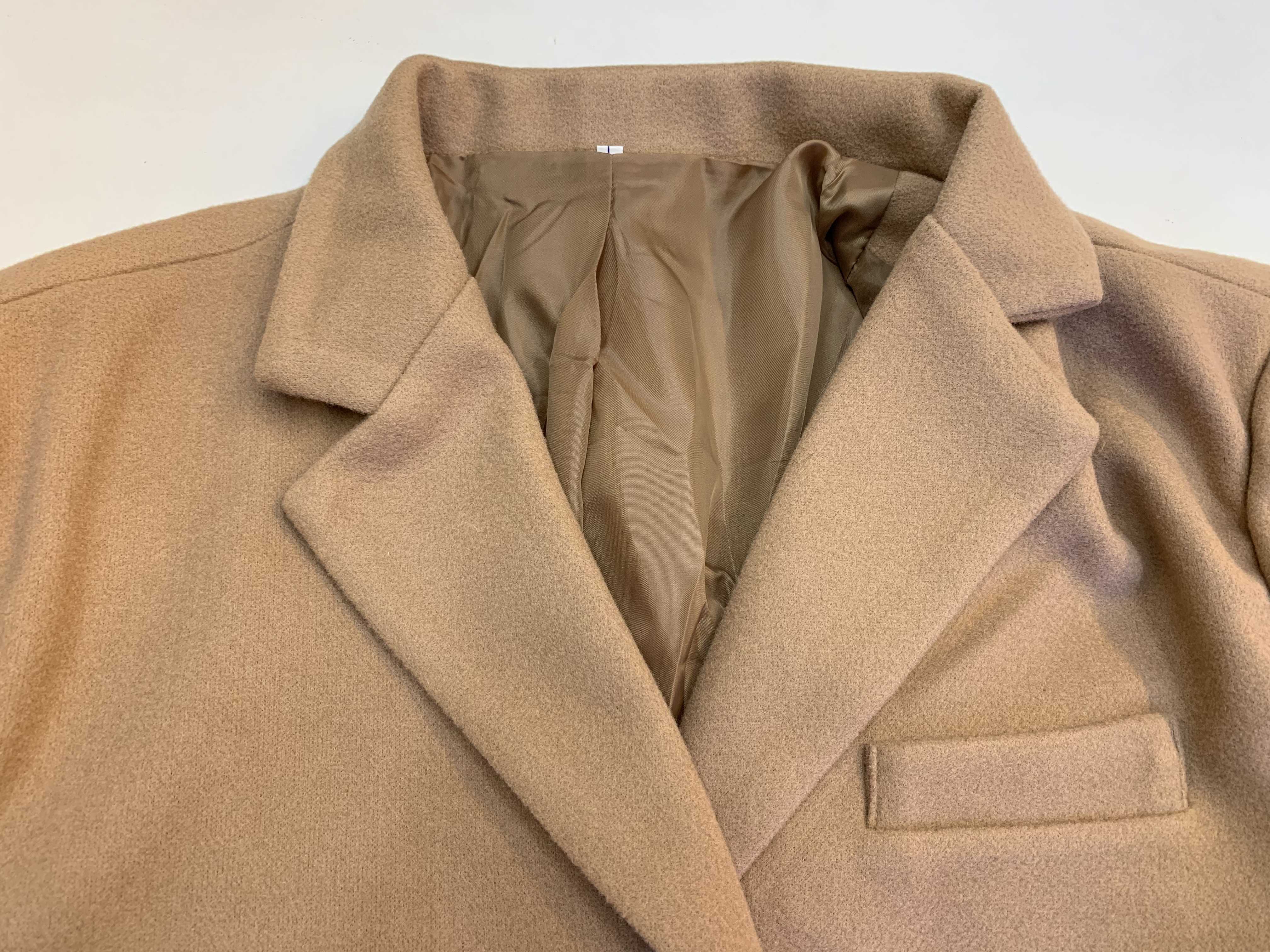Autumn Winter 2019 Fashion Wool Coat Men Plus Size Outwear Black Warm Men's Long Blazer Coats Office Overcoat Tailored Coats 4XL CJ191212